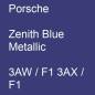 Preview: Porsche, Zenith Blue Metallic, 3AW / F1 3AX / F1.
